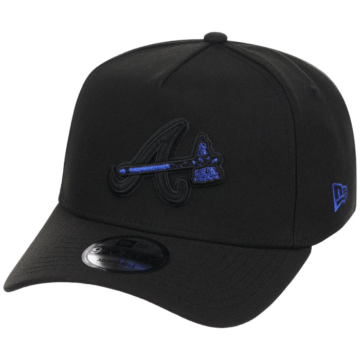 Atlanta Braves MLB Black x Royal FASHION CORE New Era 9FORTY A-Frame