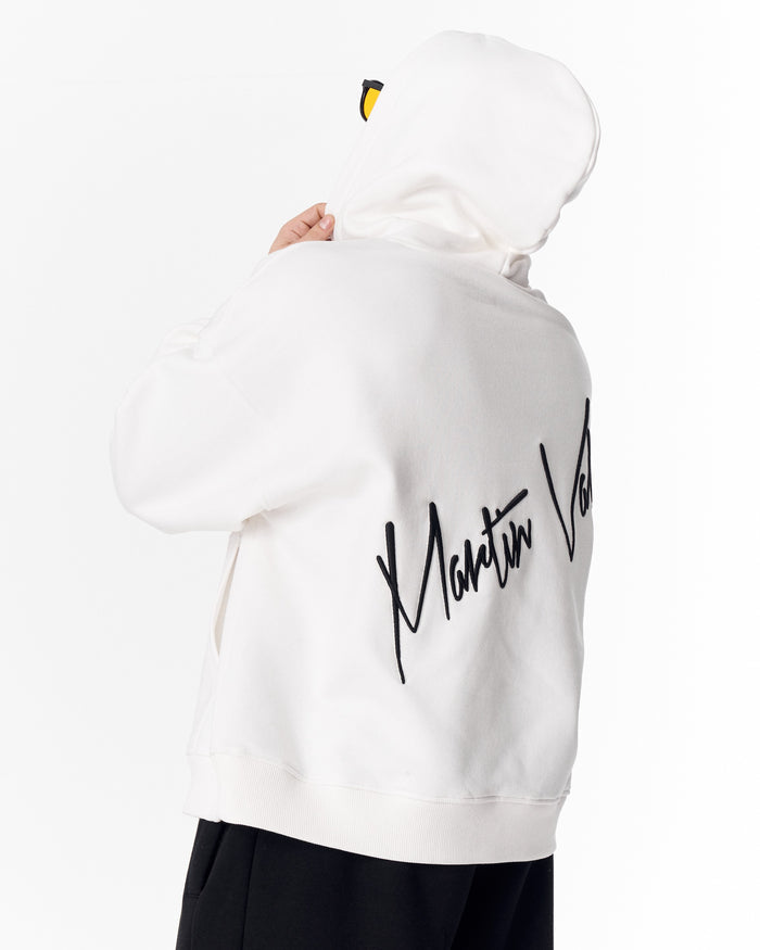 Back Embroidery Oversized White Hoodie (3)