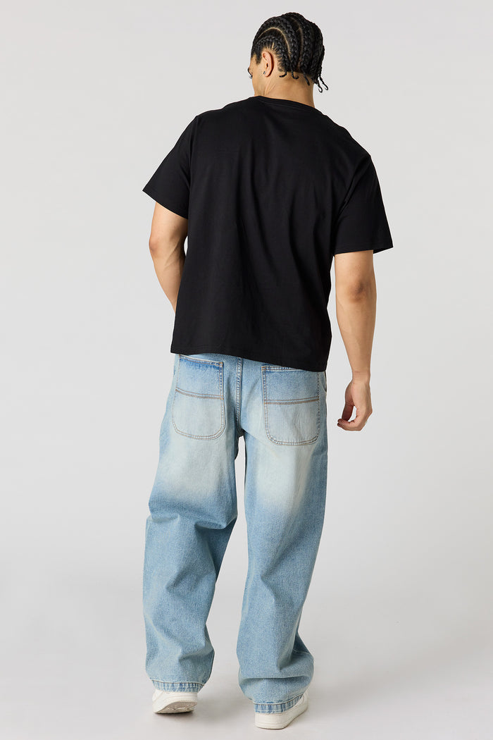 Baggy Washed Light Jean
