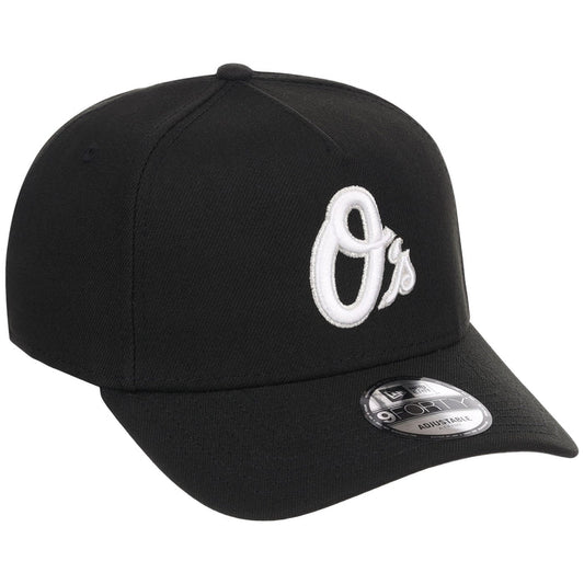 Baltimore Orioles MLB Black x White FASHION CORE New Era 9FORTY A-Frame