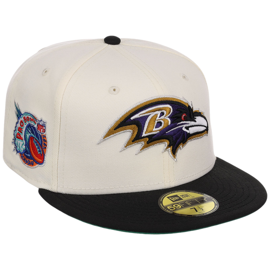 Baltimore Ravens NFL Chrome OTC New Era 59FIFTY