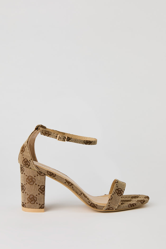 Banded Block Heel