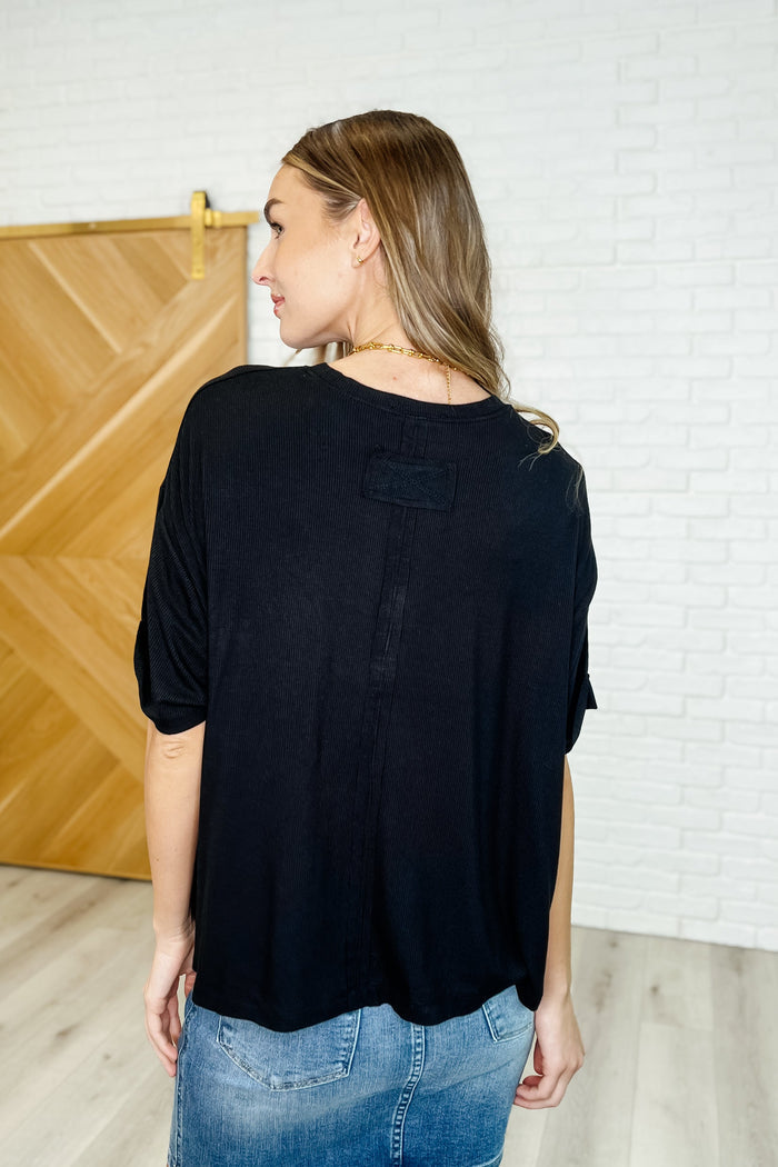 Bare Necessitee Relaxed Tee in Black