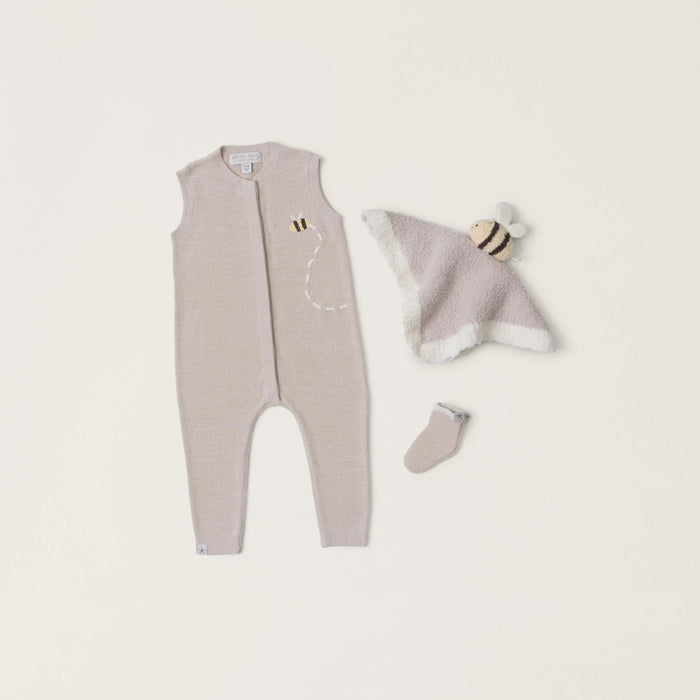 Barefoot Dreams CozyChic Ultra Lite Baby Bee Onesie Set