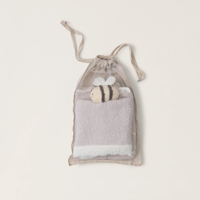 Barefoot Dreams CozyChic Ultra Lite Baby Bee Onesie Set