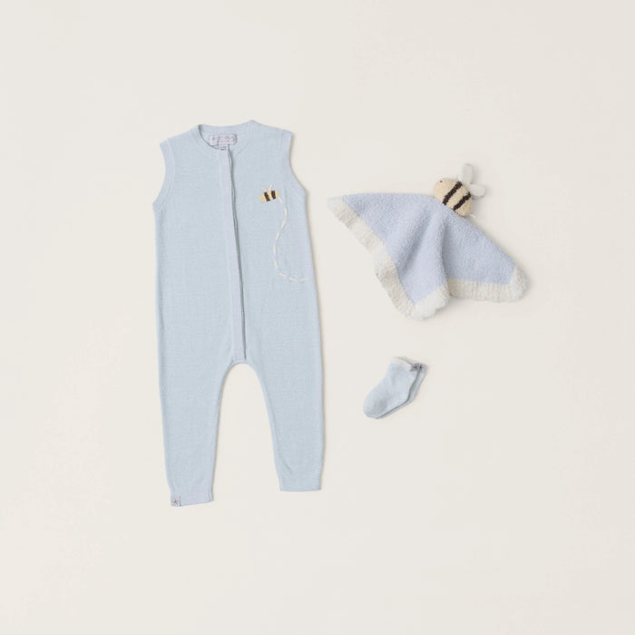 Barefoot Dreams CozyChic Ultra Lite Baby Bee Onesie Set