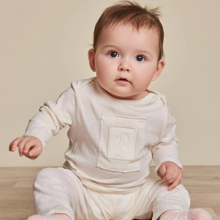Barefoot Dreams Malibu Collection Heritage Organic Cotton Baby Set