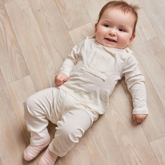 Barefoot Dreams Malibu Collection Heritage Organic Cotton Baby Set