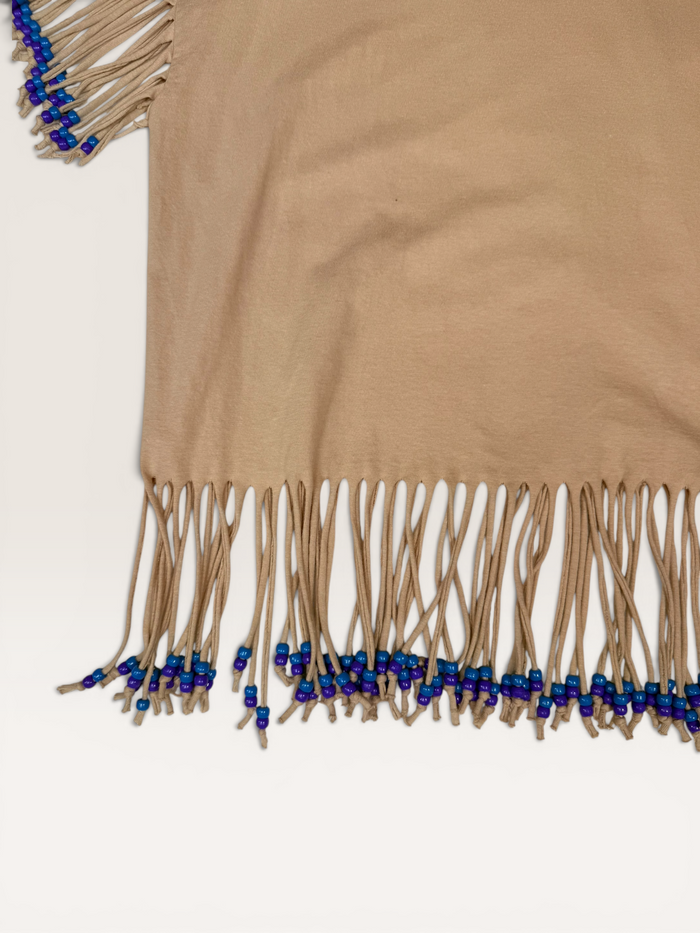 Beaded Fringe Chop Shop T-Shirt