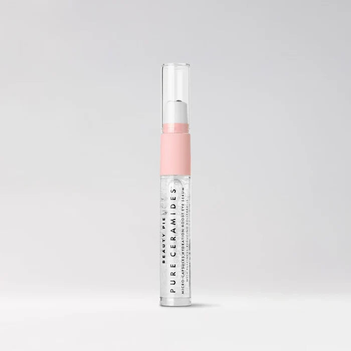 Beauty Pie Pure Ceramides Micro-Capsules Hydration-Boost Eye Serum in 10ml bottle, designed for eye area hydration and skincare.