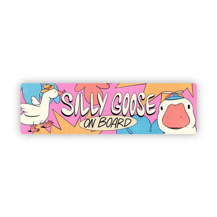Big Moods 'Silly Goose On Board' Bumper Sticker