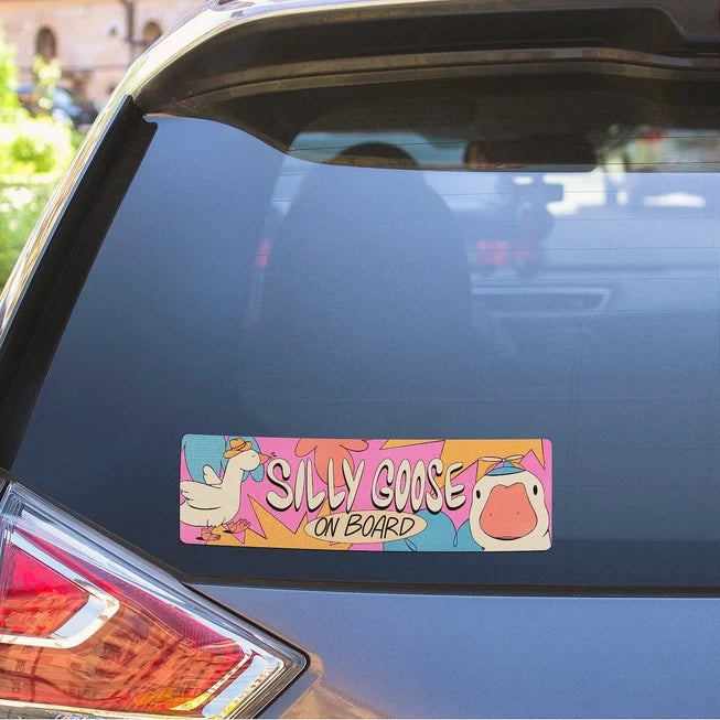 Big Moods 'Silly Goose On Board' Bumper Sticker
