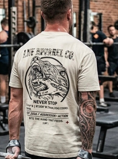 BITE THE HAND Vintage Wash Cotton T-Shirt