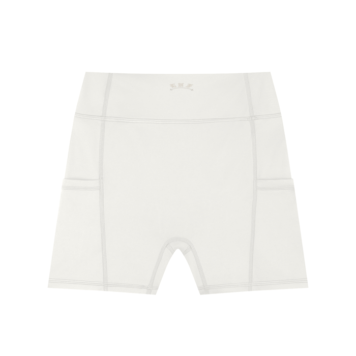 Bite the Hand Women's High-Waisted Pocket Biker Shorts
