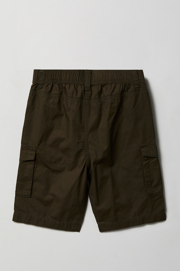 Boys Poplin Cargo Short