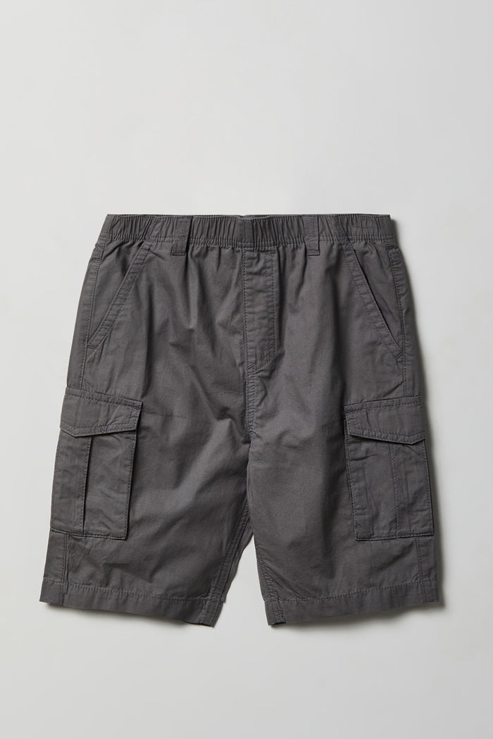 Boys Poplin Cargo Short