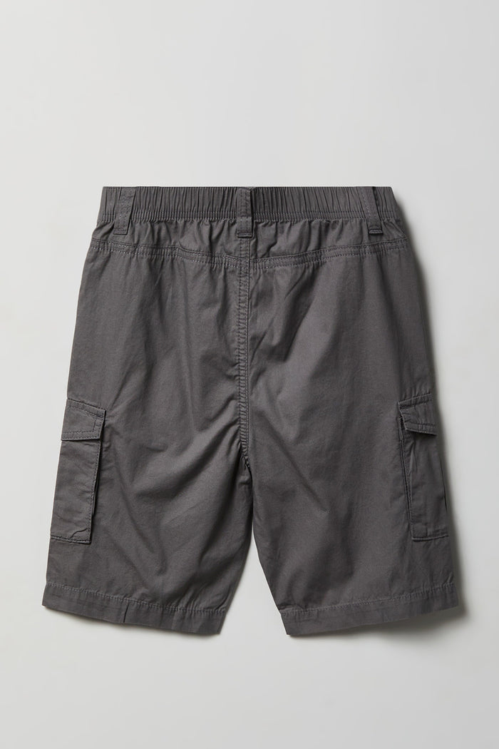 Boys Poplin Cargo Short