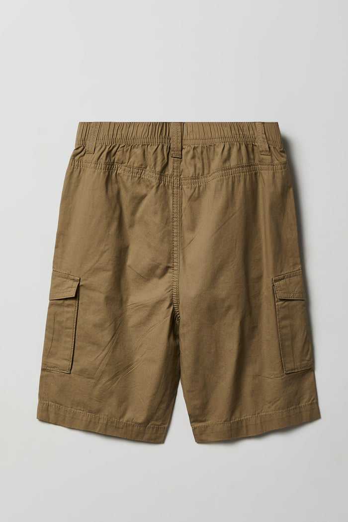 Boys Poplin Cargo Short
