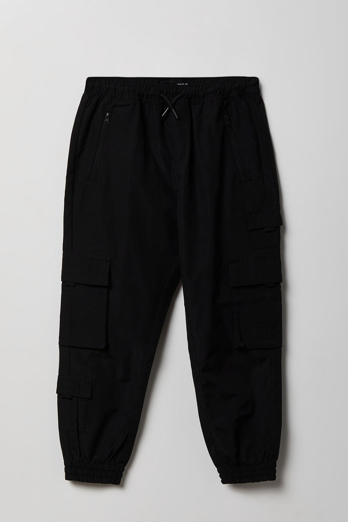 Boys Zip Pocket Cargo Jogger