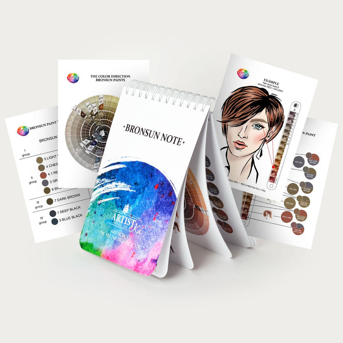 Bronsun Brow Dye Note (An Educational Bronsun Dye Colour Manual) **Old Formula