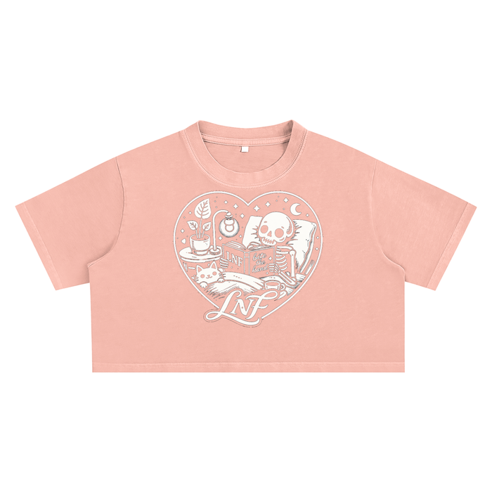 BTH Snow Washed Crop Top