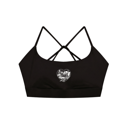 B.T.H Strappy Criss Cross Yoga Sports Bra