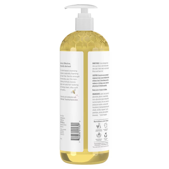 Burt’s Bees Baby Original Shampoo & Wash - 21 oz - 12 Pack