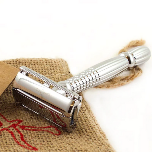 Butterfly Razor with Extra Long Handle