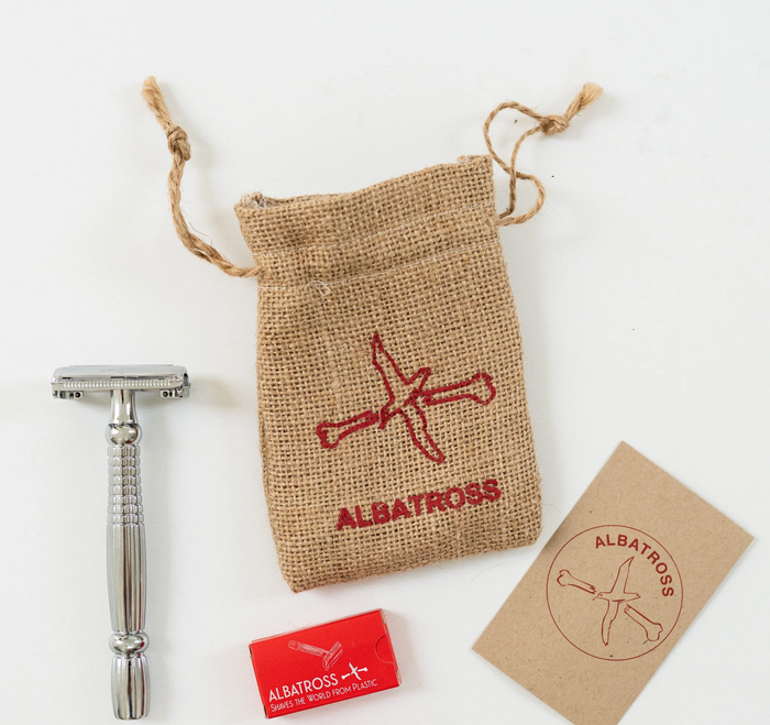 Butterfly Razor with Extra Long Handle