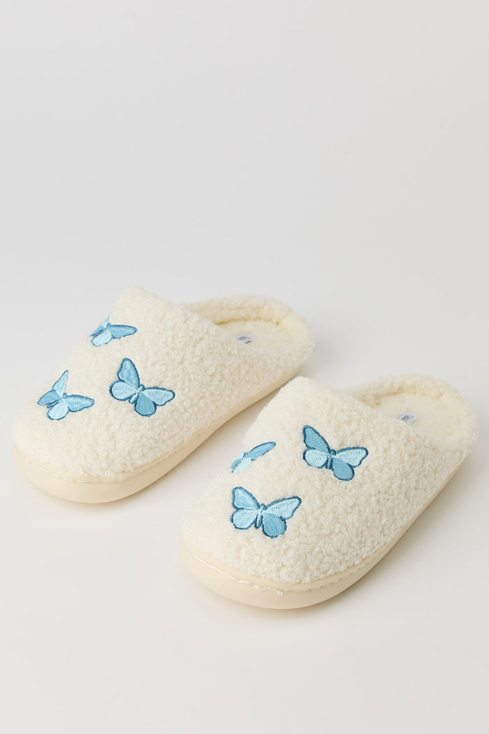 Butterfly Sherpa Slippers
