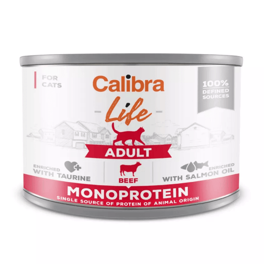 Calibra Life Cans | Adult Cat | Beef