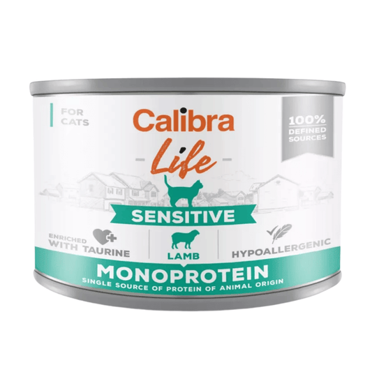 Calibra Life Cans | Adult Cat | Sensitive Lamb