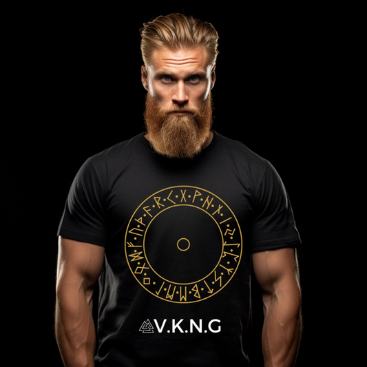 Printify T-Shirt Runic Shield V.K.N.G™ T-shirt