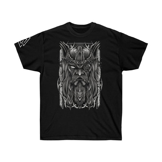 Printify T-Shirt V.K.N.G™ B&W ODIN T-SHIRT