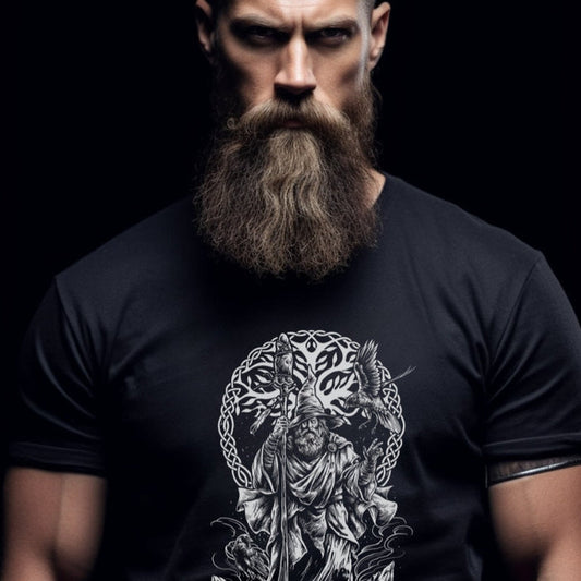 Printify T-Shirt Odin the Wanderer V.K.N.G™  T-Shirt