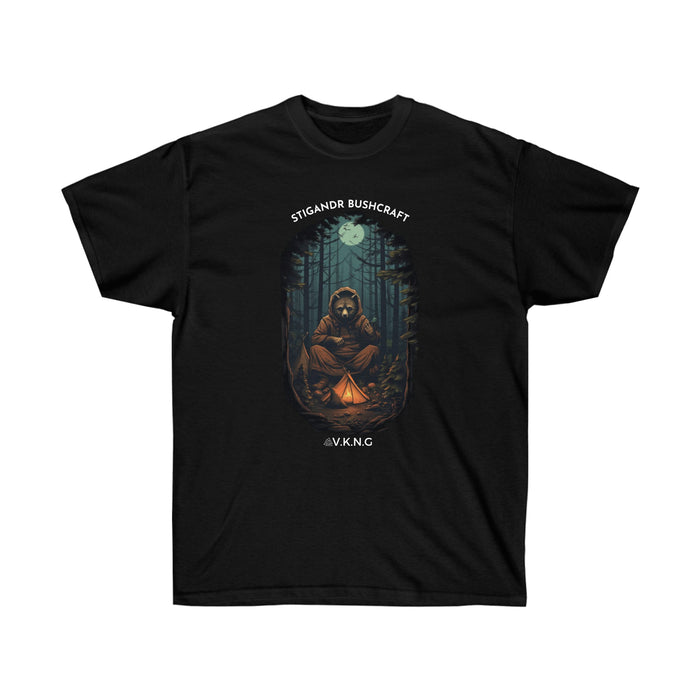 Printify T-Shirt Stigandr Bushcraft Racoon V.K.N.G™ T-shirt