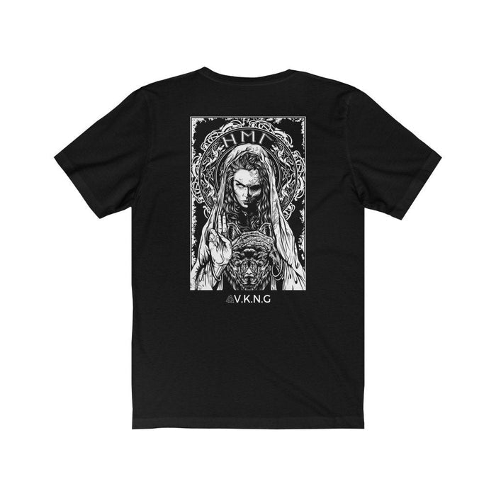 Printify T-Shirt V.K.N.G™ Hel & Garm Tshirt (Logo + Back)