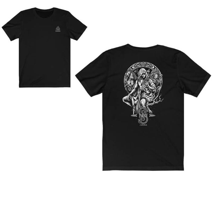 Printify T-Shirt V.K.N.G™ Loki T-shirt (Logo + Back)