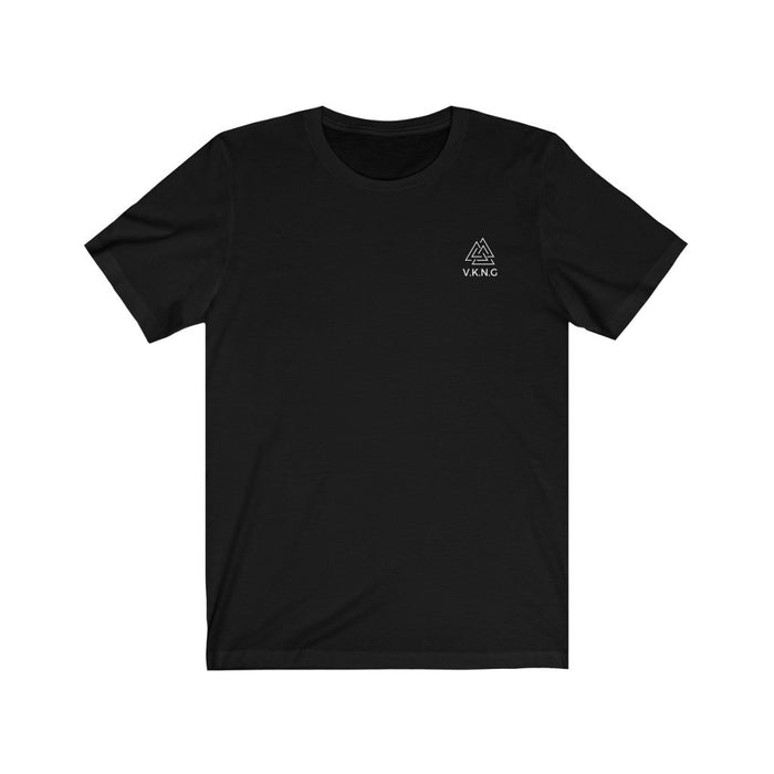 Printify T-Shirt V.K.N.G™ Tyr vs Fenrir Tshirt (Logo + Back)