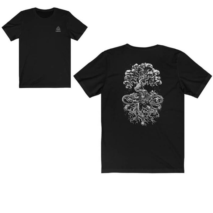 Printify T-Shirt V.K.N.G™ Yggdrasil T-shirt (Logo + Back)