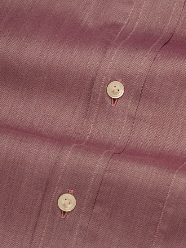 Carletti Rose Solid Full Sleeve Single Cuff Classic Fit Classic Formal Italian 100’s Cotton Shirt