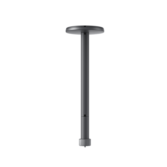 Front view of the JMGO ceiling mount for mini projectors, designed for secure and adjustable installation. This mount supports flexible positioning and stable setup