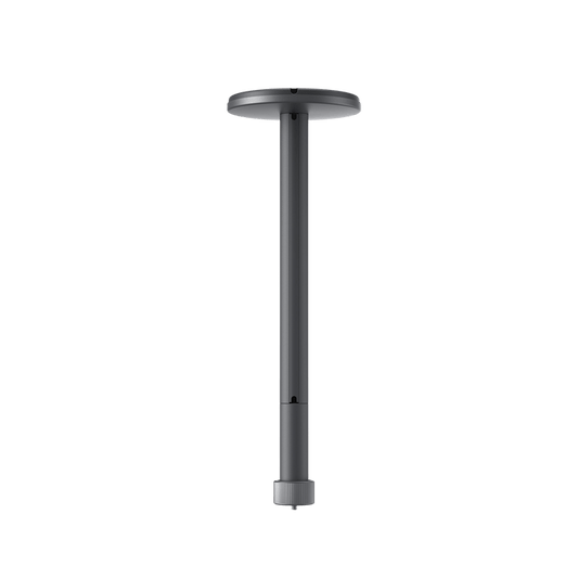 Front view of the JMGO ceiling mount for mini projectors, designed for secure and adjustable installation. This mount supports flexible positioning and stable setup