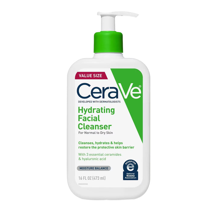 CeraVe Hydrating Facial Cleanser - 16 oz - 12 Pack