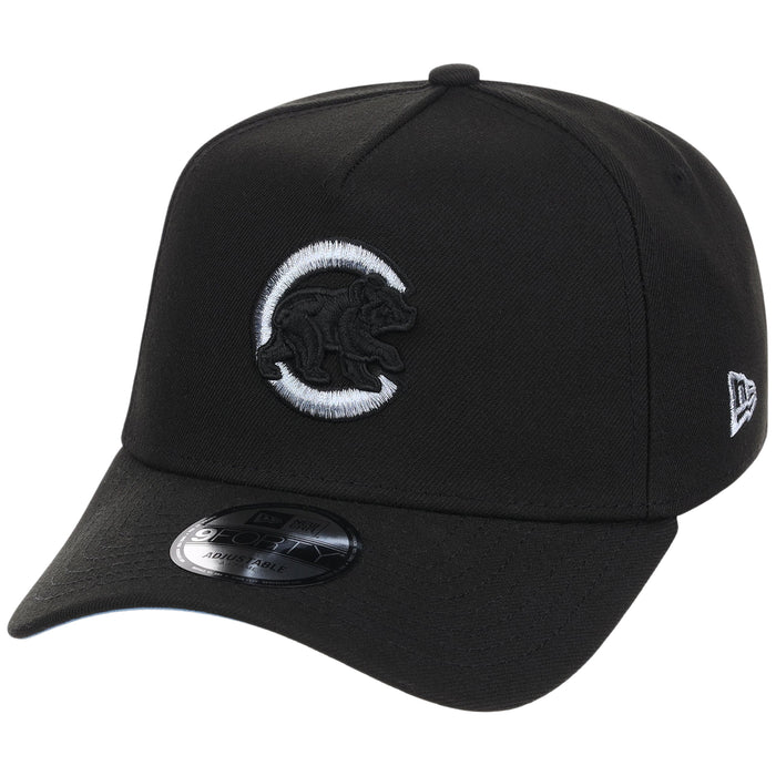 Chicago Cubs MLB Black Sky FASHION CORE New Era 9FORTY A-Frame