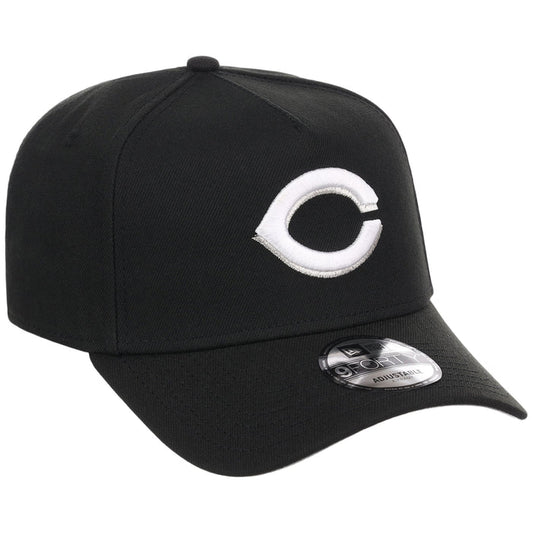 Cincinnati Reds MLB Black x White FASHION CORE New Era 9FORTY A-Frame