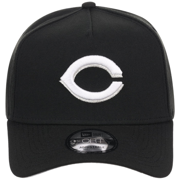 Cincinnati Reds MLB Black x White FASHION CORE New Era 9FORTY A-Frame
