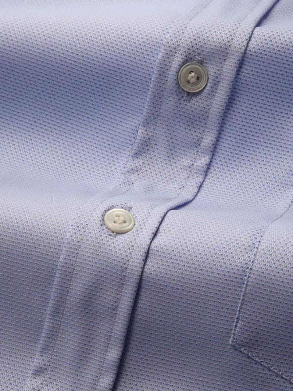 Cione Sky Solid Full Sleeve Single Cuff Classic Fit Classic Formal Two Ply Mercerized Cotton Shirt