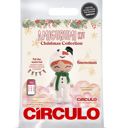Circulo - Snowman Amigurumi Kit