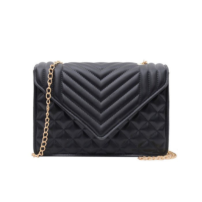 CL1010 - Striped Plain Women's Messenger Bag